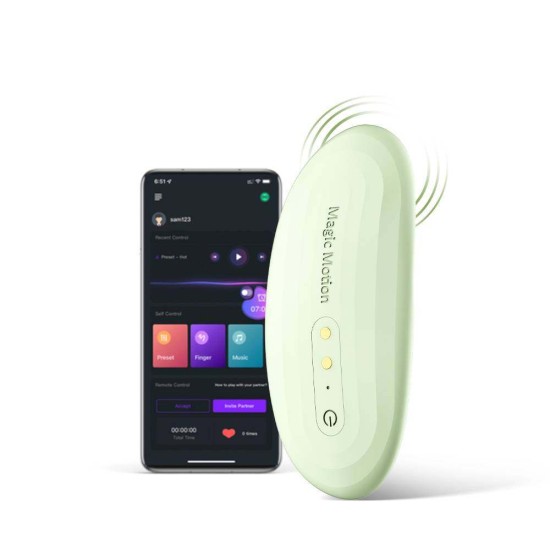Κλειτοριδικός Δονητής Με Εφαρμογή Κινητού – Magic Motion Nyx Smart Panty Vibrator Green Sex Toys 