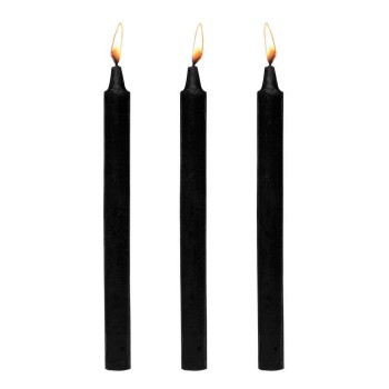 Dark Drippers Fetish Drip Candle Set Of 3 Black