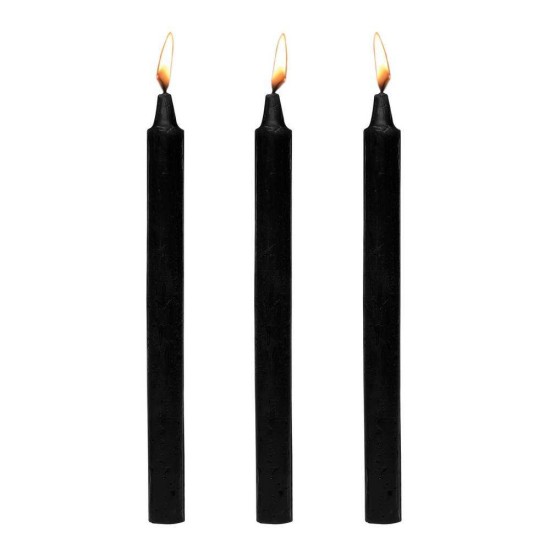 Φετιχιστικά Κεριά - Dark Drippers Fetish Drip Candle Set Of 3 Black Fetish Toys