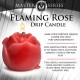Flaming Rose Drip Candle Red Fetish Toys 