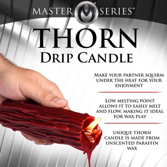 Φετιχιστικό Κερί Πόνου - Master Series Thorn Drip Candle Fetish Toys