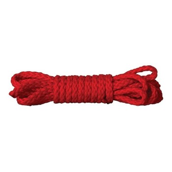 Απαλό Σχοινί Δεσίματος - Kinbaku Mini Rope Red 1,5m