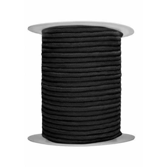 Απαλό Σχοινί Περιορισμού - Ouch Soft Bondage Rope Black 100m Fetish Toys