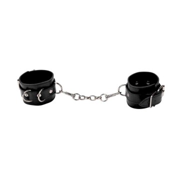 Ouch Leather Cuffs Black