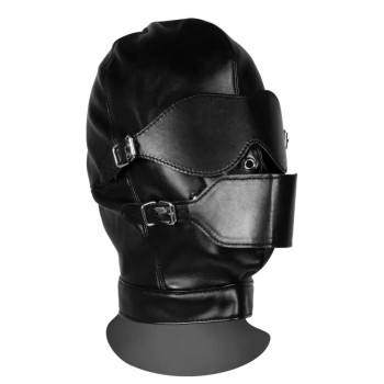 Δερμάτινη Μάσκα Με Φίμωτρο - Ouch Blindfolded Mask With Breathable Ball Gag