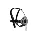 Open Mouth Gag Head Harness With Plug Stopper Black Fetish Toys 