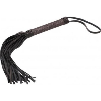 Ouch Bonded Leather Elegant Flogger Grey