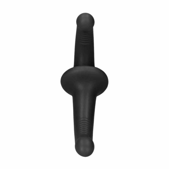 Ouch Silicone Strapless Strap On Black Sex Toys