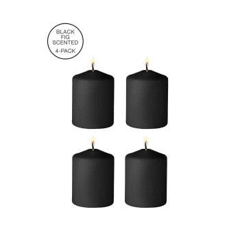 Φετιχιστικά Κεριά - Ouch Tease Candles 4 Pack Black Fig Scented