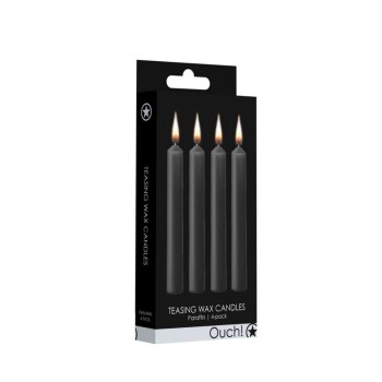 Ouch Teasing Wax Candles 4pcs Black