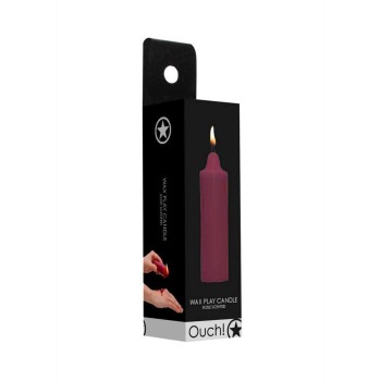 Ouch Wax Play Candle Rose Scented