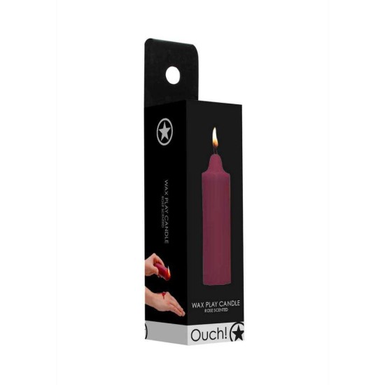 Ouch Wax Play Candle Rose Scented Fetish Toys 