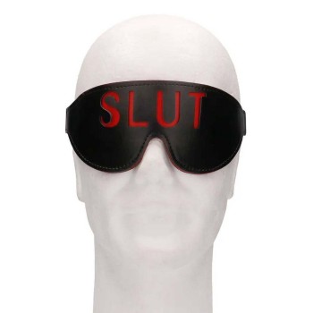 Slut Blindfold Black