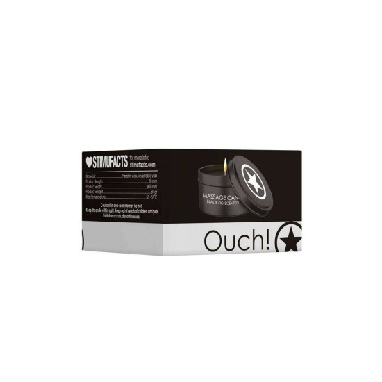 Ouch Massage Candle Black Fig Scented 50gr Fetish Toys 