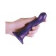 Κυρτό Ομοίωμα Σιλικόνης - Ultra Soft Silicone Curvy G Spot Dildo Purple 18cm Sex Toys 