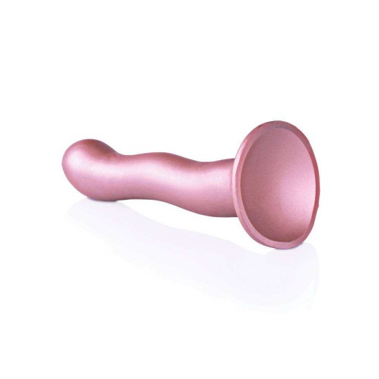 Κυρτό Ομοίωμα Σιλικόνης - Ultra Soft Silicone Curvy G Spot Dildo Rose 18cm Sex Toys 