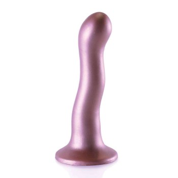 Κυρτό Ομοίωμα Σιλικόνης - Ultra Soft Silicone Curvy G Spot Dildo Rose 18cm