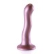 Κυρτό Ομοίωμα Σιλικόνης - Ultra Soft Silicone Curvy G Spot Dildo Rose 18cm Sex Toys 