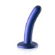 Κυρτό Ομοίωμα Σιλικόνης - Smooth Silicone G Spot Dildo Metallic Blue 13cm Sex Toys 