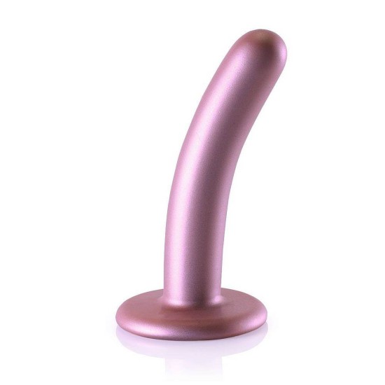 Κυρτό Ομοίωμα Σιλικόνης - Smooth Silicone G Spot Dildo Rose Gold 13cm Sex Toys 