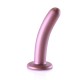 Κυρτό Ομοίωμα Σιλικόνης - Smooth Silicone G Spot Dildo Rose Gold 15cm Sex Toys 
