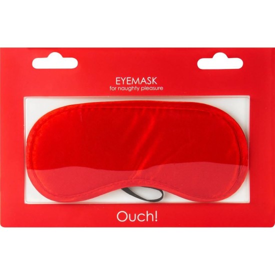Μαλακή Φετιχιστική Μάσκα - Ouch Soft Eye Mask Red Fetish Toys