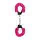 Μεταλλικές Χειροπέδες Με Γούνα - Ouch Pleasure Furry Handcuffs Pink