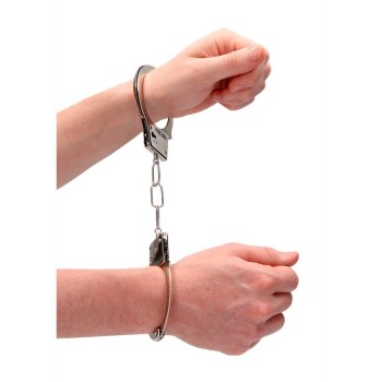Μεταλλικές Χειροπέδες Για Αρχάριους - Ouch Beginner's Handcuffs Silver