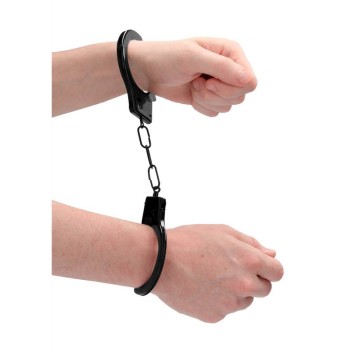 Ouch Beginners Metal Handcuffs Black