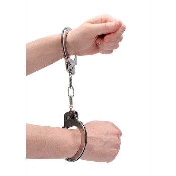 Ouch Pleasure Handcuffs Silver
