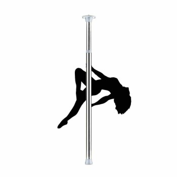 Ouch Adjustable Dance Pole Silver 279cm