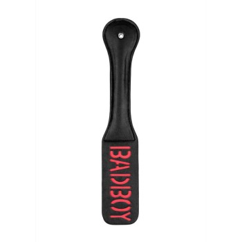 Ouch Vegan Leather Paddle Bad Boy Black 32cm