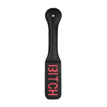 Ouch Vegan Leather Paddle Bitch Black 32cm