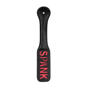 Ouch Vegan Leather Paddle Spank Black 32cm