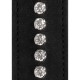 Ποδοπέδες Με Στρας - Diamond Studded Ankle Cuffs Black Fetish Toys
