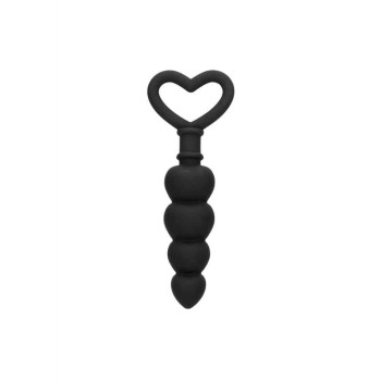 Πρωκτικές Μπίλιες Σιλικόνης - Ouch Silicone Anal Love Beads Black