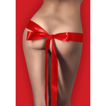Ouch Silky Ribbon For Naughty Pleasure Red