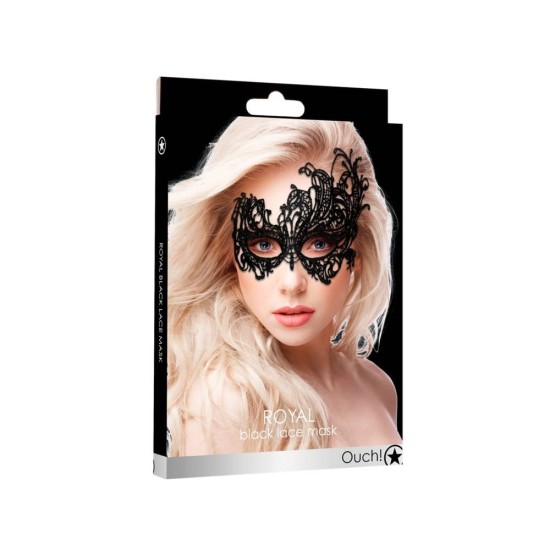 Ouch Royal Black Lace Mask Fetish Toys 