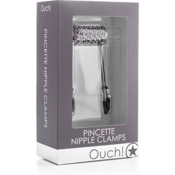 Ouch Pincette Nipple Clamps Silver