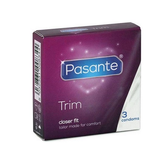Στενά Προφυλακτικά - Pasante Trim Condoms 3pcs Sex & Ομορφιά 