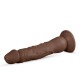 Ομοίωμα Πέους Με Βεντούζα - Real Fantasy James Realistic Dildo Brown 23cm