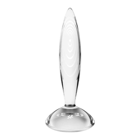 Γυάλινη Πρωκτική Σφήνα - Satisfyer Sparkling Crystal Glass Anal Dildo Clear