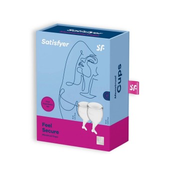 Μαλακά Κυπελάκια Περιόδου - Satisfyer Feel Secure Menstrual Cups Clear
