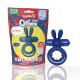 Διπλό Δονούμενο Δαχτυλίδι Σιλικόνης - 4B Ohare Wearable Rabbit Vibe Blueberry Sex Toys 