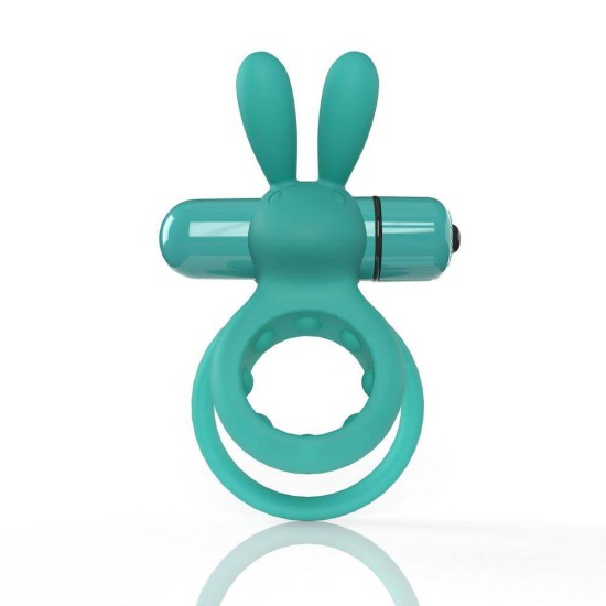 Διπλό Δονούμενο Δαχτυλίδι Σιλικόνης - 4B Ohare Wearable Rabbit Vibe Kiwi Sex Toys 