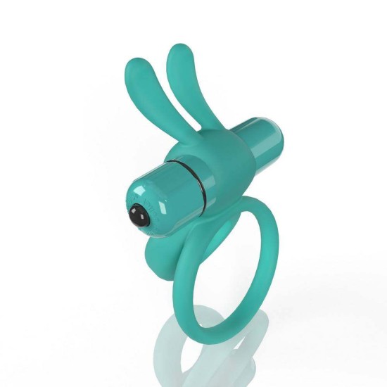 Διπλό Δονούμενο Δαχτυλίδι Σιλικόνης - 4T Ohare Wearable Rabbit Vibe Kiwi Sex Toys 