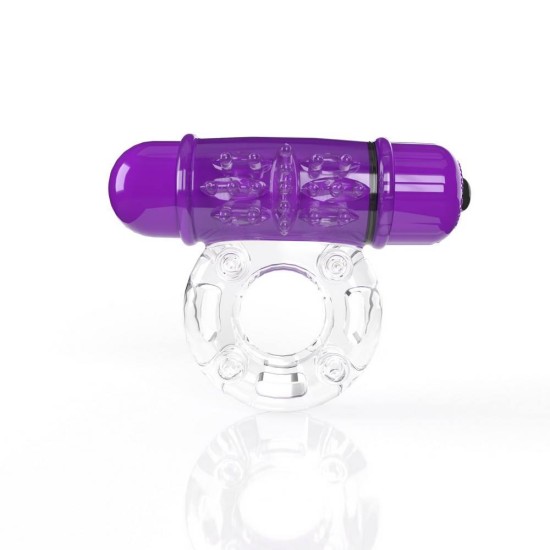 Ισχυρό Δονούμενο Δαχτυλίδι - 4T Owow Super Powered Vibrating Ring Grape Sex Toys 