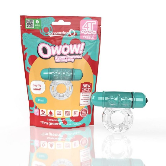 4T Owow Super Powered Vibrating Ring Kiwi Sex Toys
