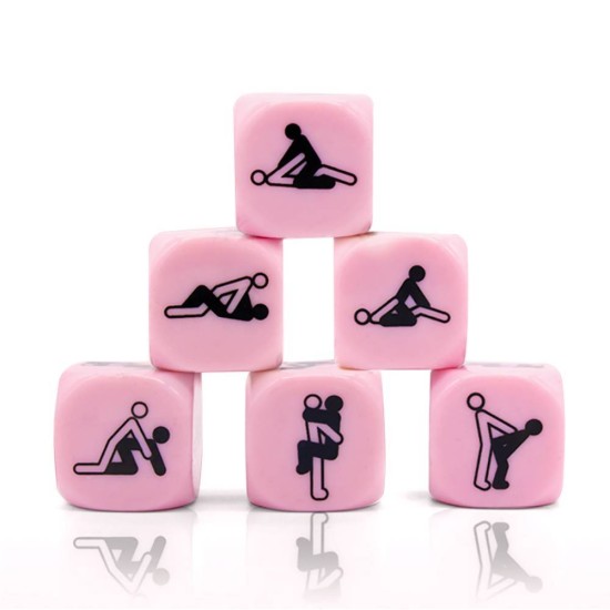 Ζάρια Με Στάσεις Σεξ - Pictogram Kamasutra Dice Pink Sex Toys 
