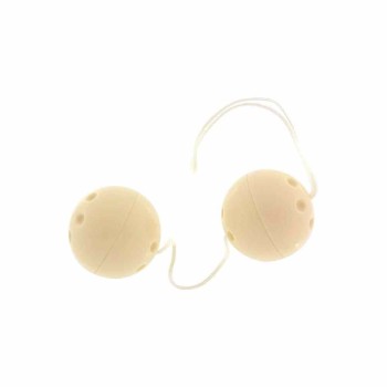 Κολπικές Μπάλες Με Βαρίδι - Seven Creations Vibratone Balls White